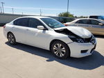 2014 Honda Accord Lx White vin: 1HGCR2F36EA112854