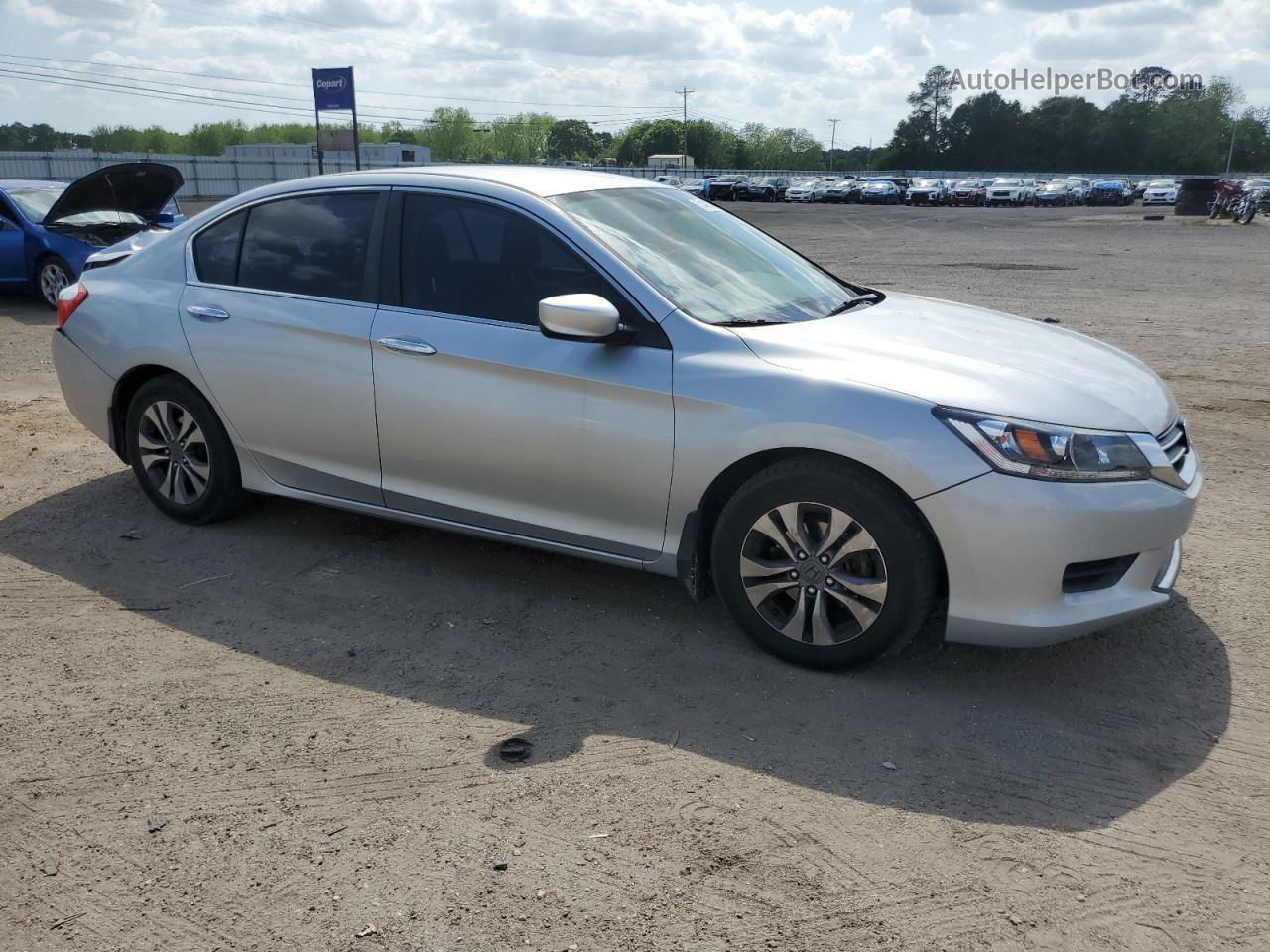 2014 Honda Accord Lx Серебряный vin: 1HGCR2F36EA128438