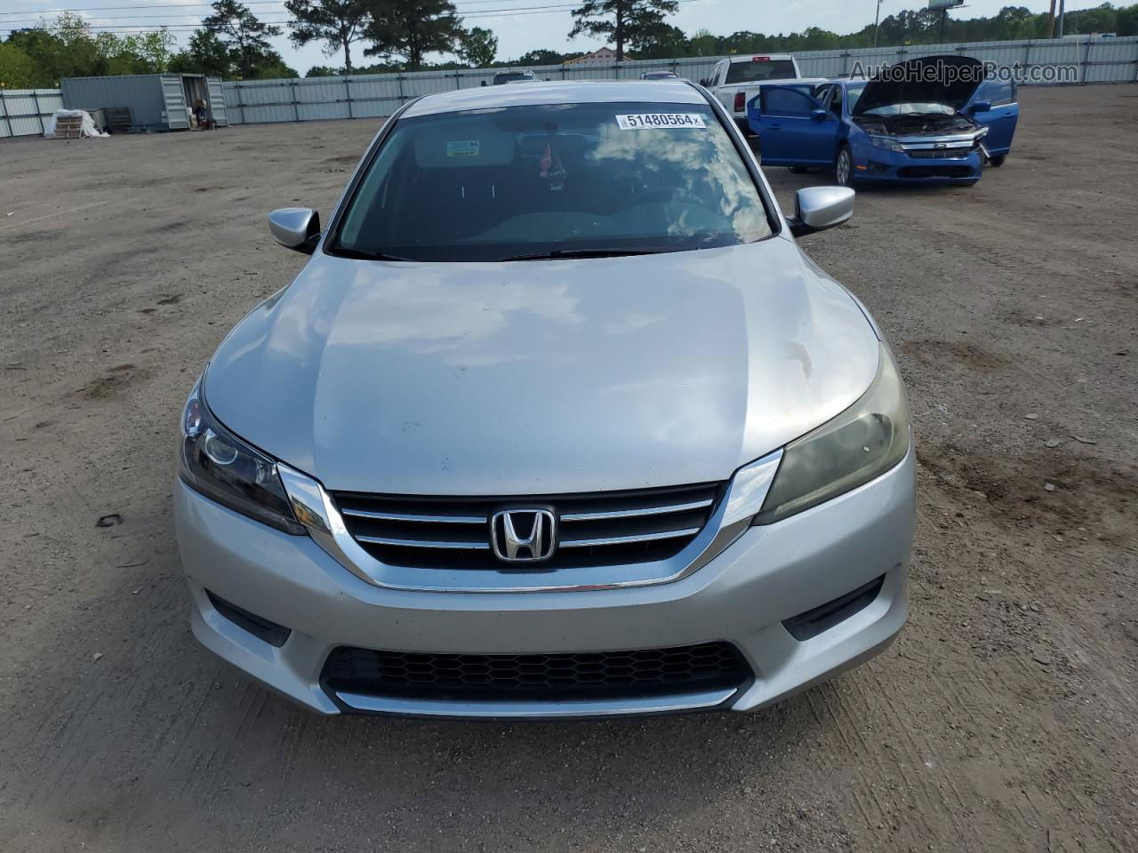 2014 Honda Accord Lx Серебряный vin: 1HGCR2F36EA128438