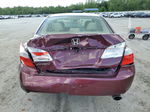 2014 Honda Accord Lx Burgundy vin: 1HGCR2F36EA140282