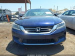 2014 Honda Accord Lx Blue vin: 1HGCR2F36EA146843