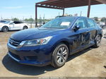 2014 Honda Accord Lx Blue vin: 1HGCR2F36EA146843