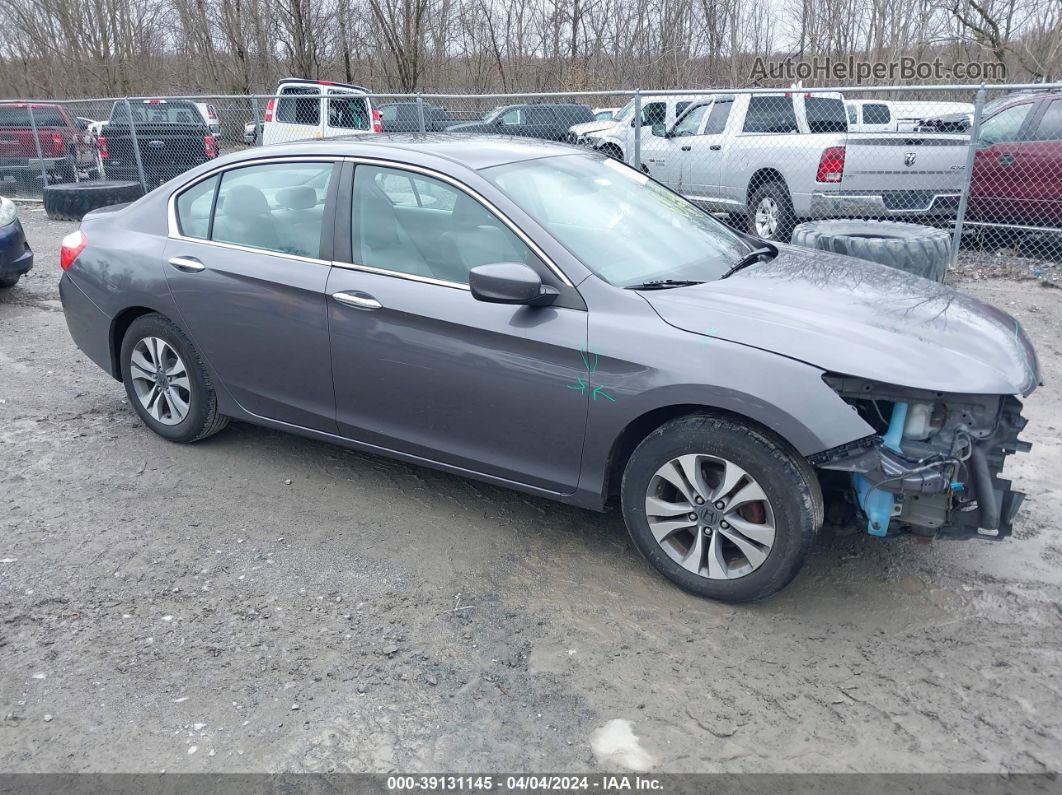 2014 Honda Accord Lx Gray vin: 1HGCR2F36EA154232