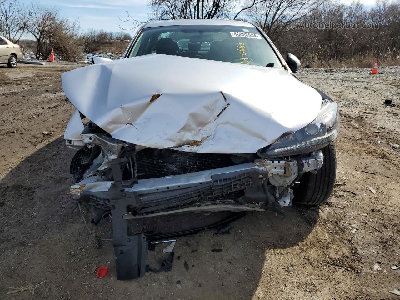 2014 Honda Accord Lx Silver vin: 1HGCR2F36EA161133