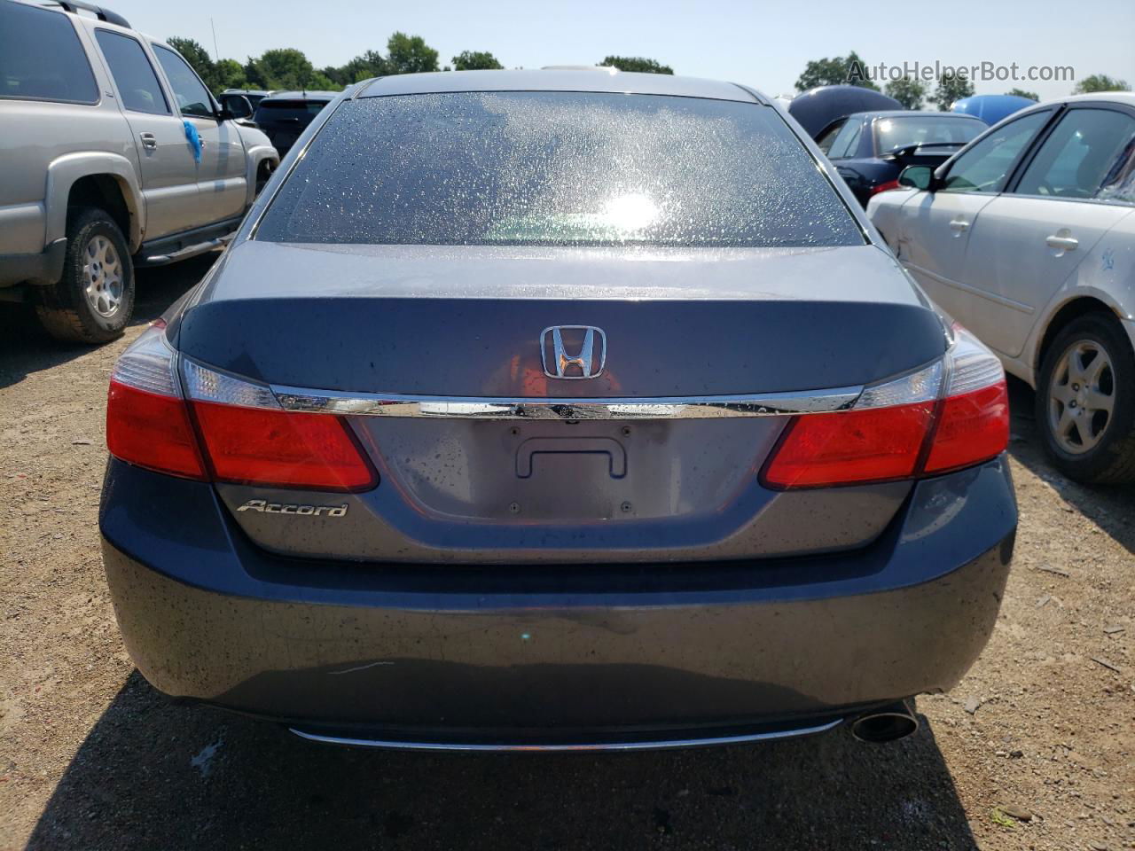 2014 Honda Accord Lx Серый vin: 1HGCR2F36EA168874