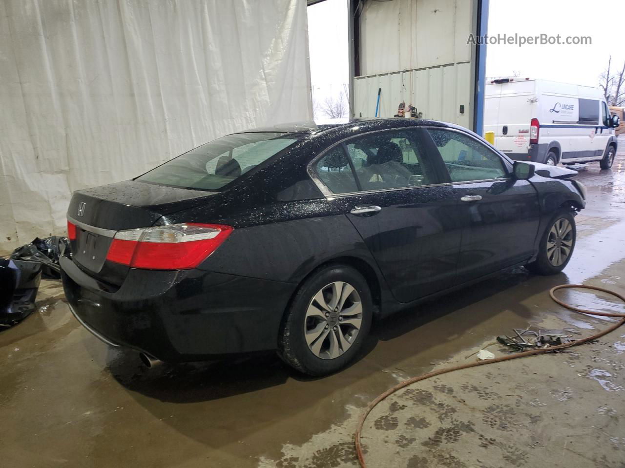 2014 Honda Accord Lx Черный vin: 1HGCR2F36EA175825