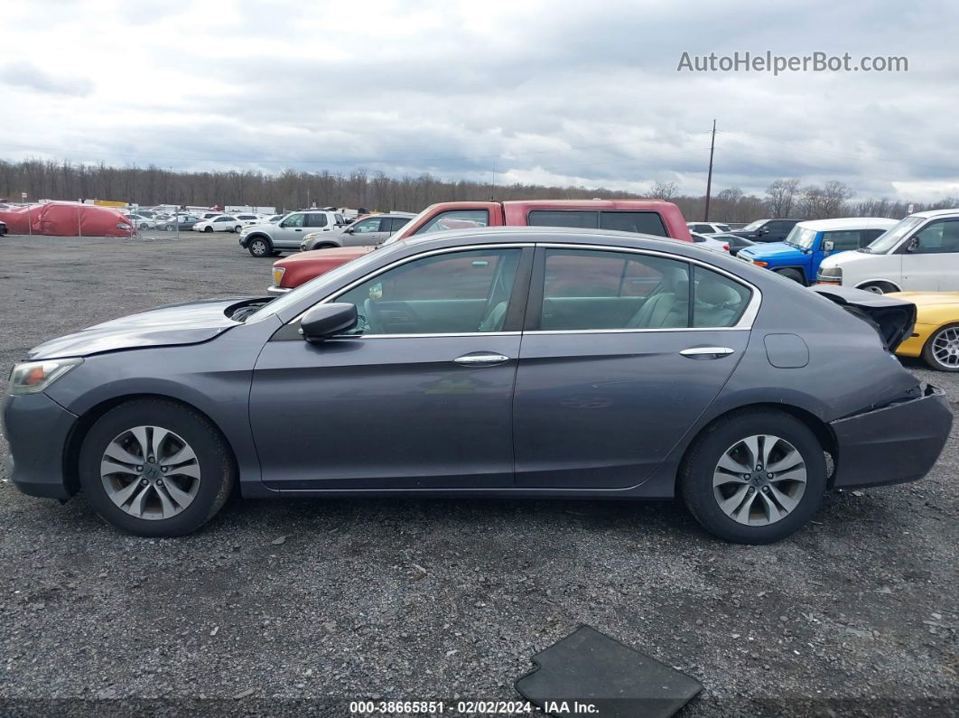 2014 Honda Accord Lx Gray vin: 1HGCR2F36EA222223