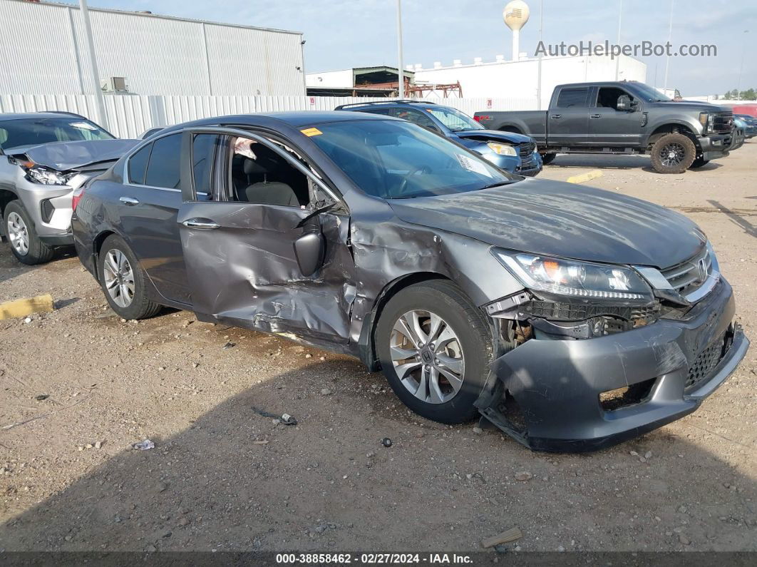 2014 Honda Accord Lx Gray vin: 1HGCR2F36EA227163