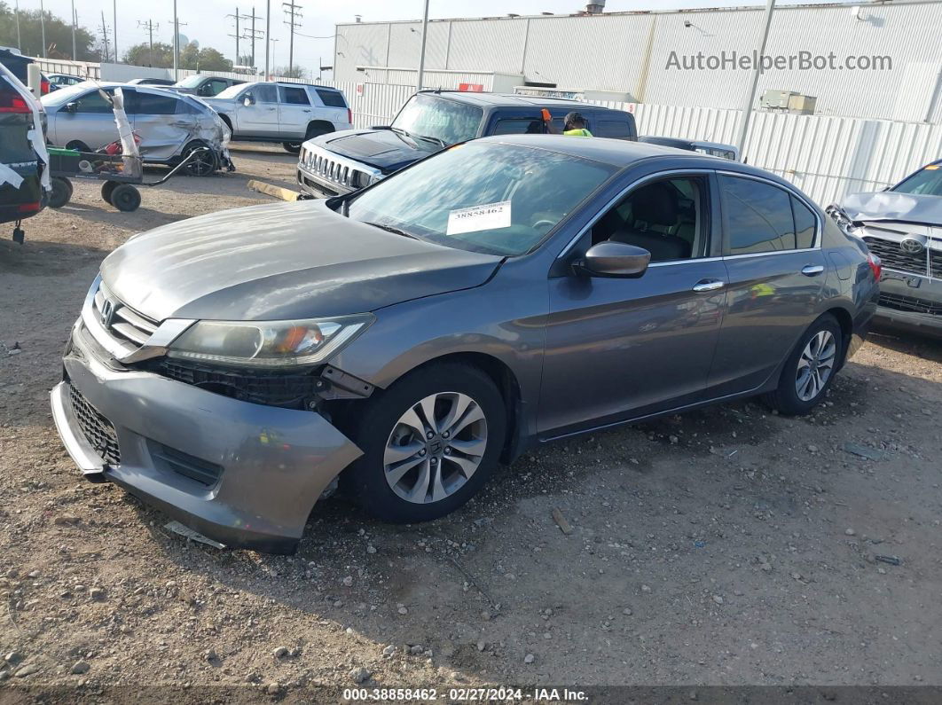 2014 Honda Accord Lx Gray vin: 1HGCR2F36EA227163