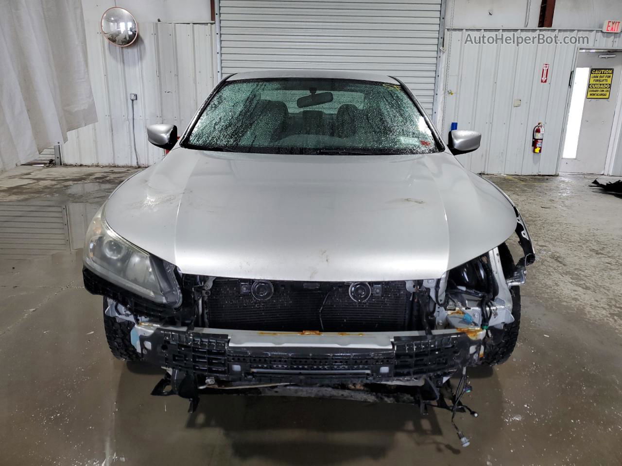 2014 Honda Accord Lx Silver vin: 1HGCR2F36EA282020