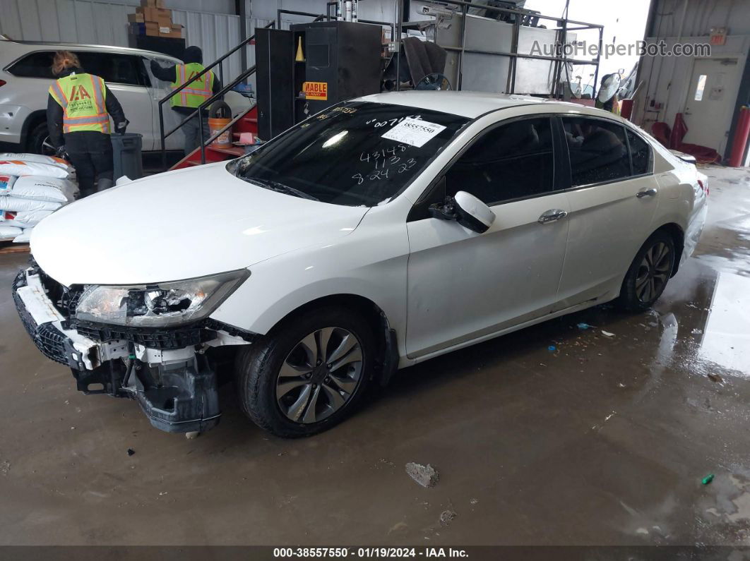 2015 Honda Accord Lx Белый vin: 1HGCR2F36FA007152