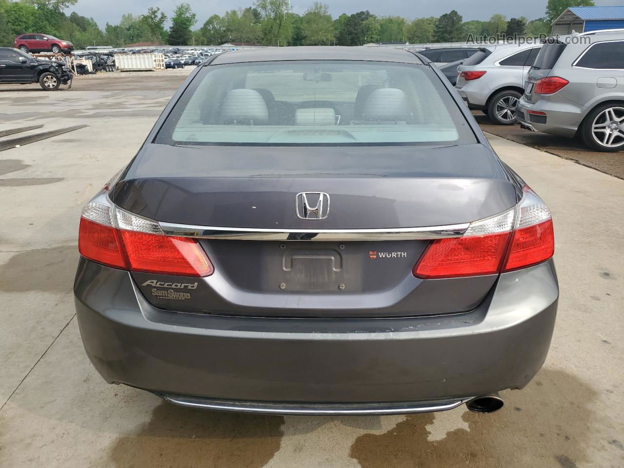 2015 Honda Accord Lx Gray vin: 1HGCR2F36FA031905