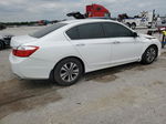 2015 Honda Accord Lx White vin: 1HGCR2F36FA043777