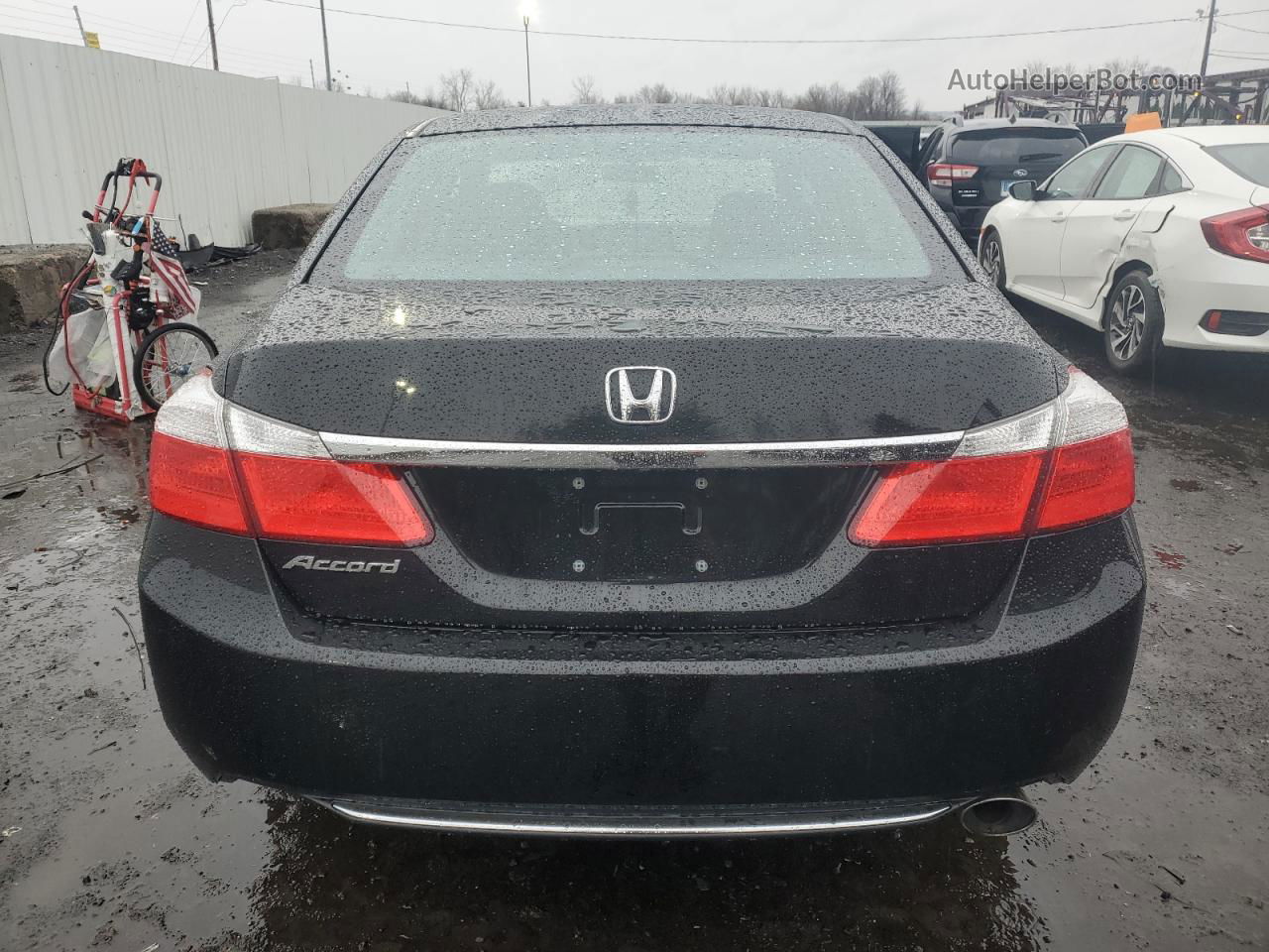 2015 Honda Accord Lx Black vin: 1HGCR2F36FA065892