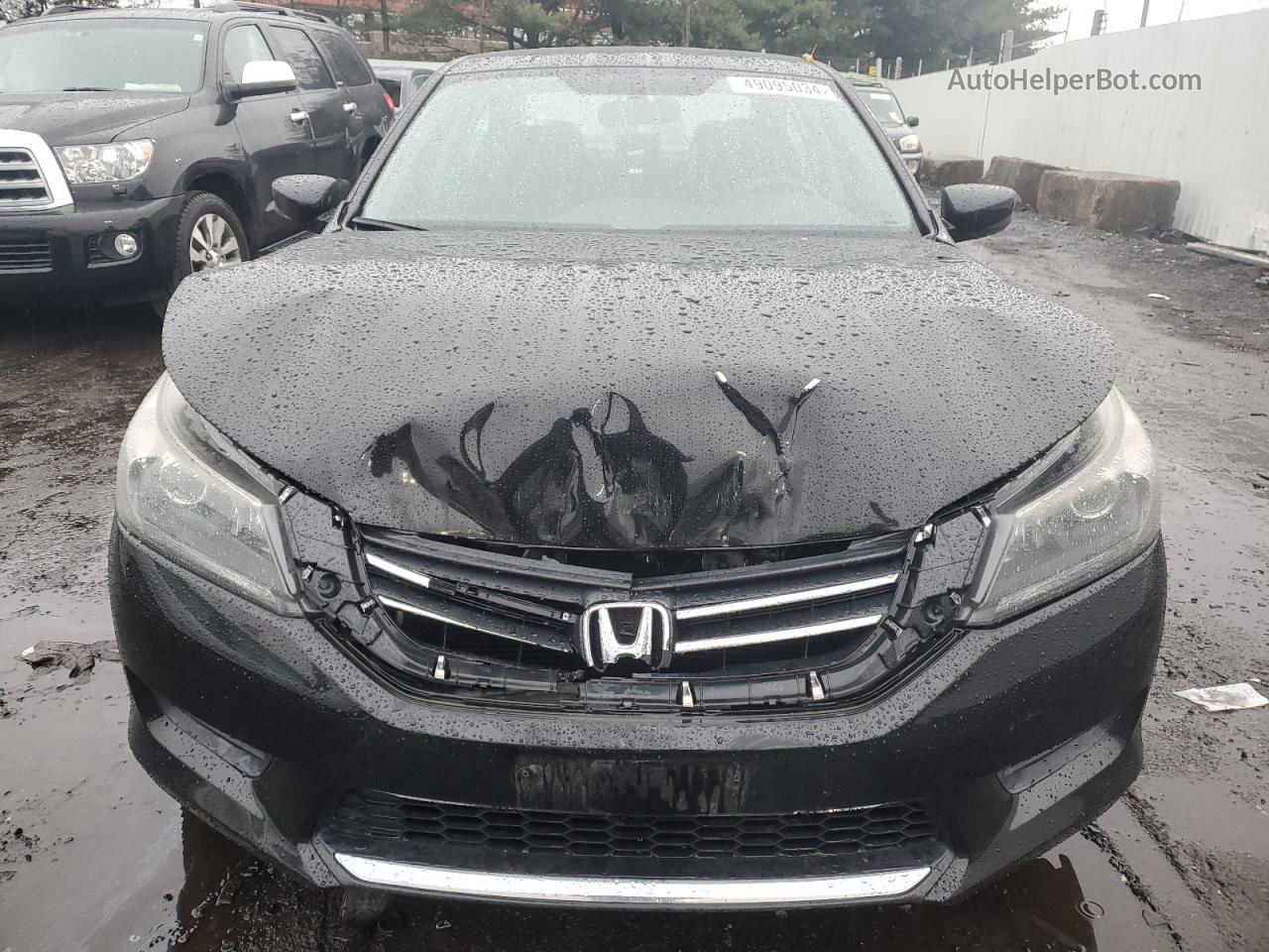 2015 Honda Accord Lx Черный vin: 1HGCR2F36FA065892