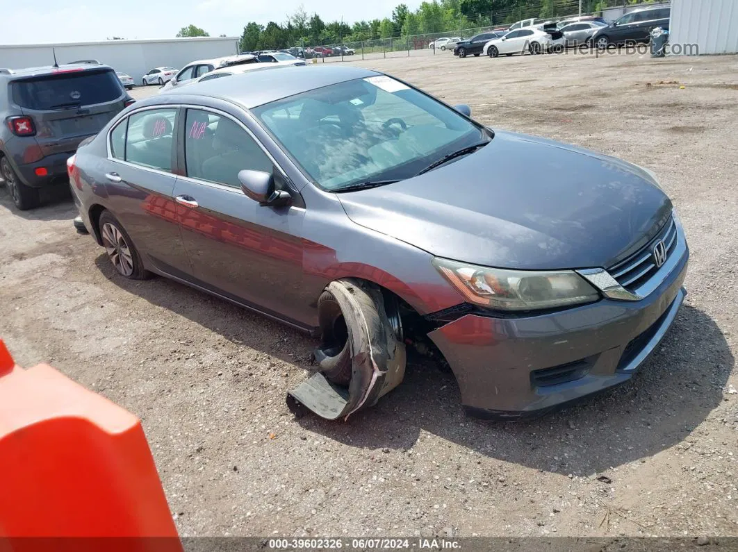 2015 Honda Accord Lx Gray vin: 1HGCR2F36FA136931