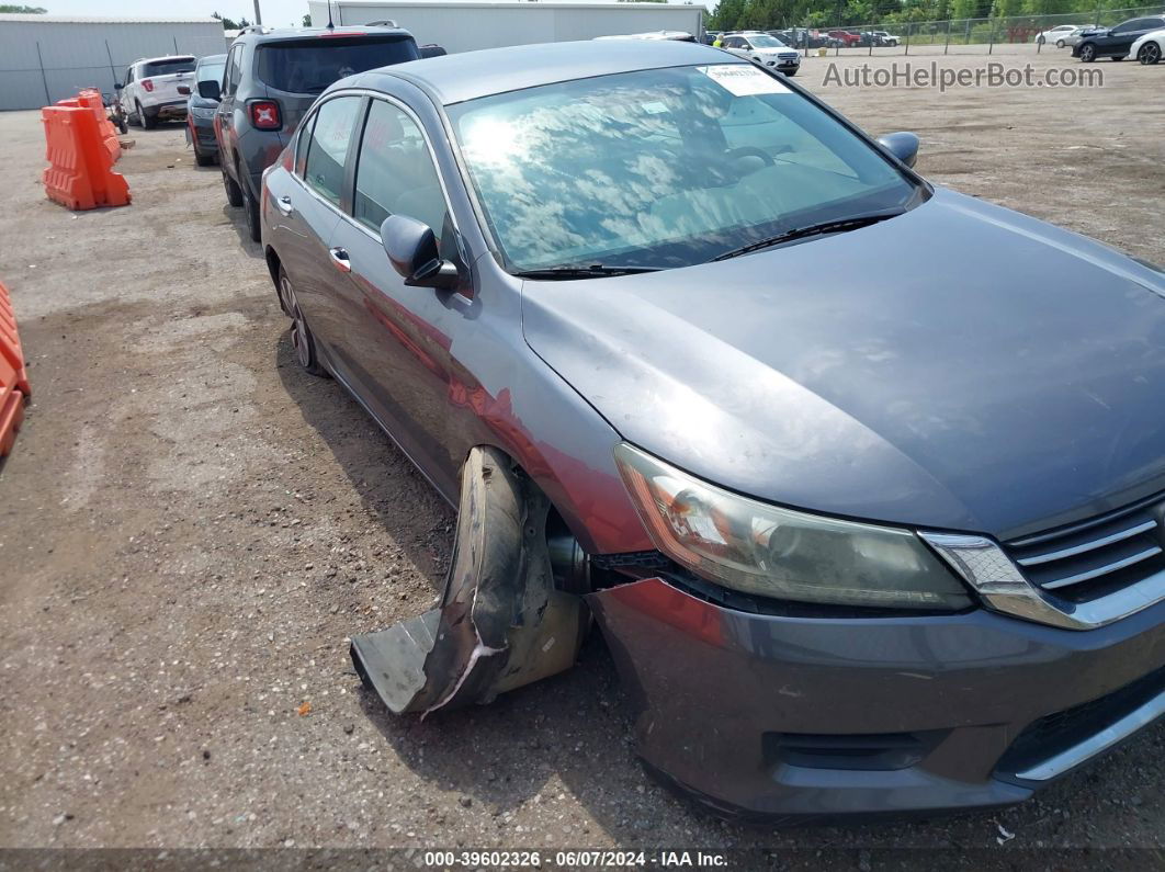 2015 Honda Accord Lx Gray vin: 1HGCR2F36FA136931