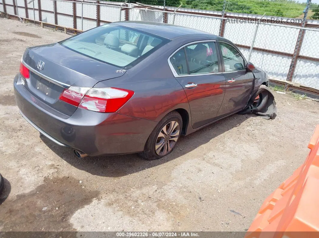 2015 Honda Accord Lx Gray vin: 1HGCR2F36FA136931