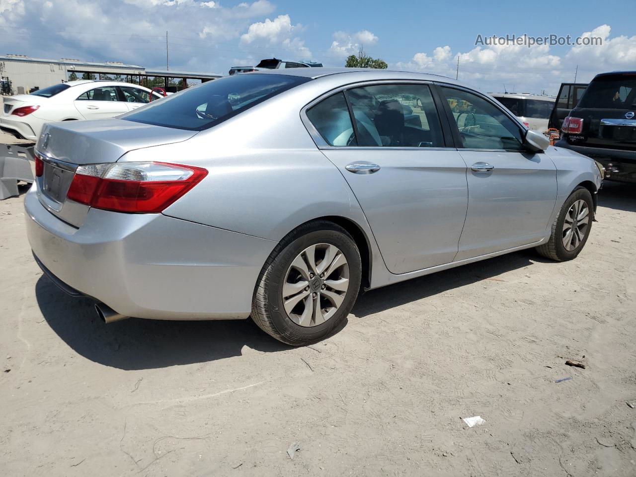 2015 Honda Accord Lx Silver vin: 1HGCR2F36FA171677