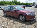 2015 Honda Accord Lx Maroon vin: 1HGCR2F36FA238388