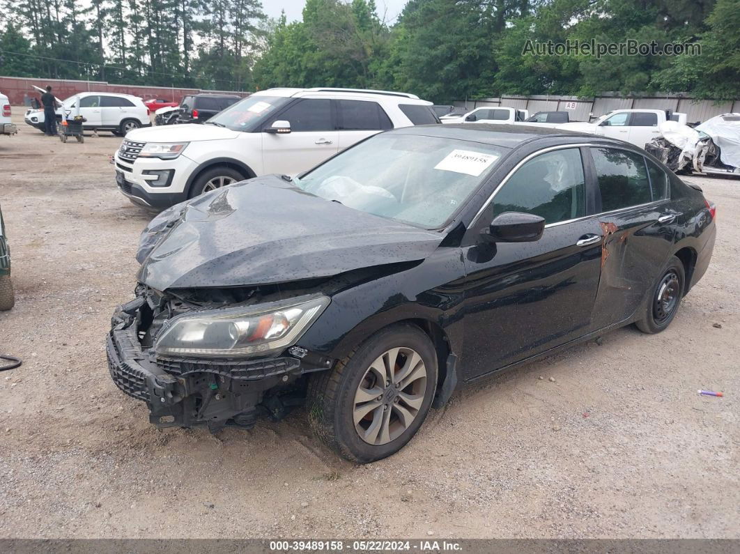 2015 Honda Accord Lx Black vin: 1HGCR2F36FA239895