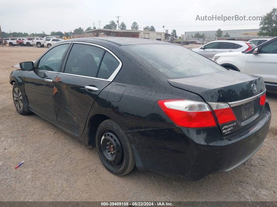 2015 Honda Accord Lx Black vin: 1HGCR2F36FA239895