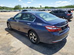 2016 Honda Accord Lx Blue vin: 1HGCR2F36GA057440