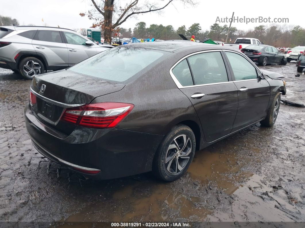 2016 Honda Accord Lx Коричневый vin: 1HGCR2F36GA057812