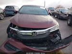 2017 Honda Accord Lx Burgundy vin: 1HGCR2F36HA030708