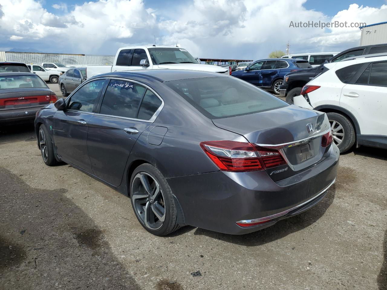 2017 Honda Accord Lx Charcoal vin: 1HGCR2F36HA174260