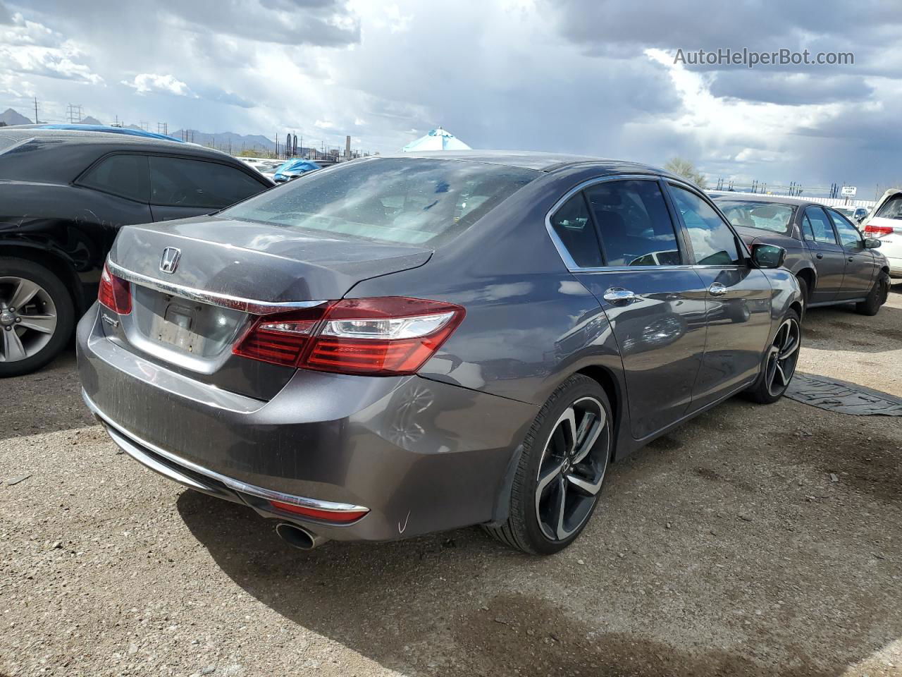 2017 Honda Accord Lx Угольный vin: 1HGCR2F36HA174260