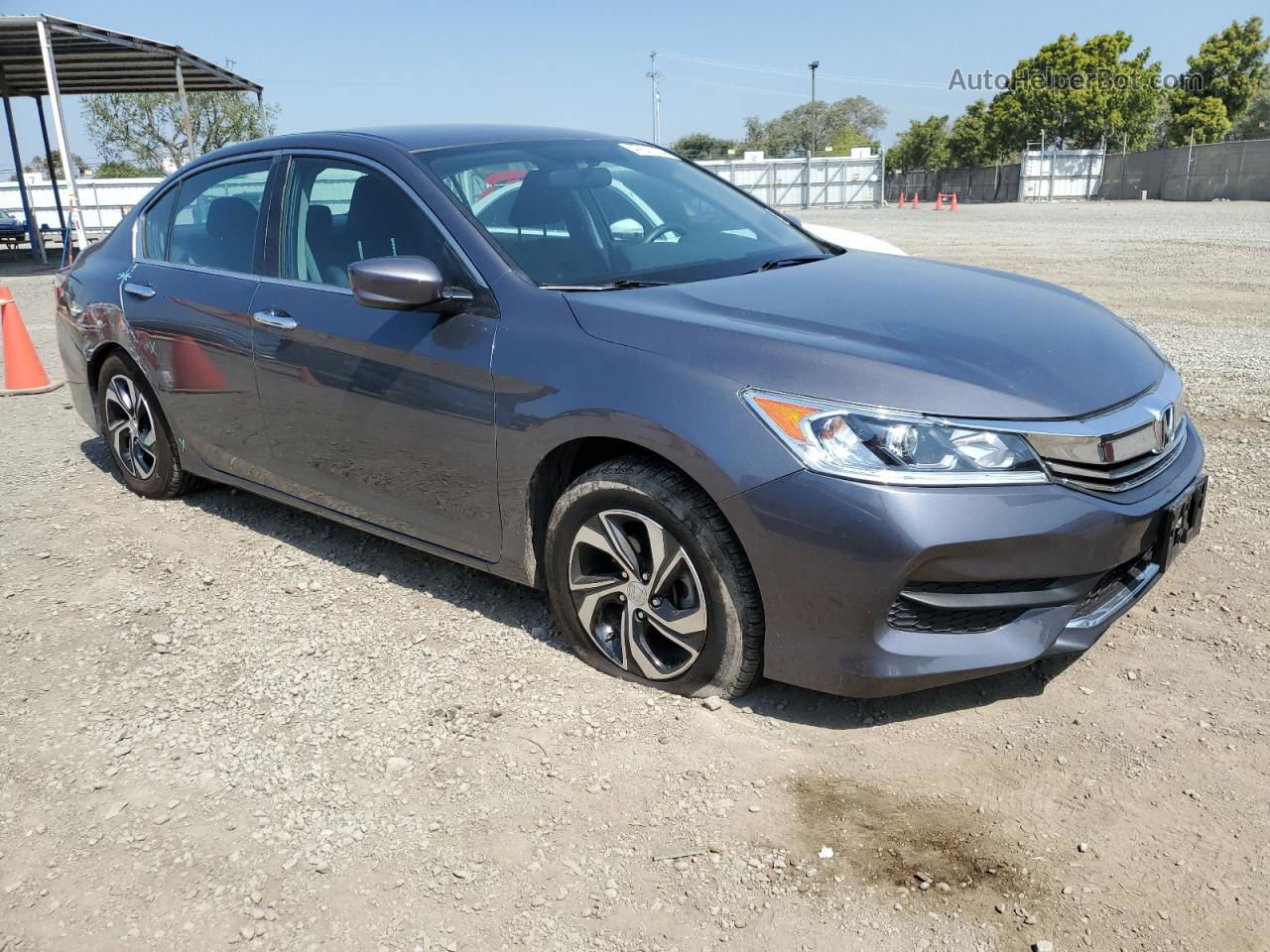 2017 Honda Accord Lx Серый vin: 1HGCR2F36HA184027