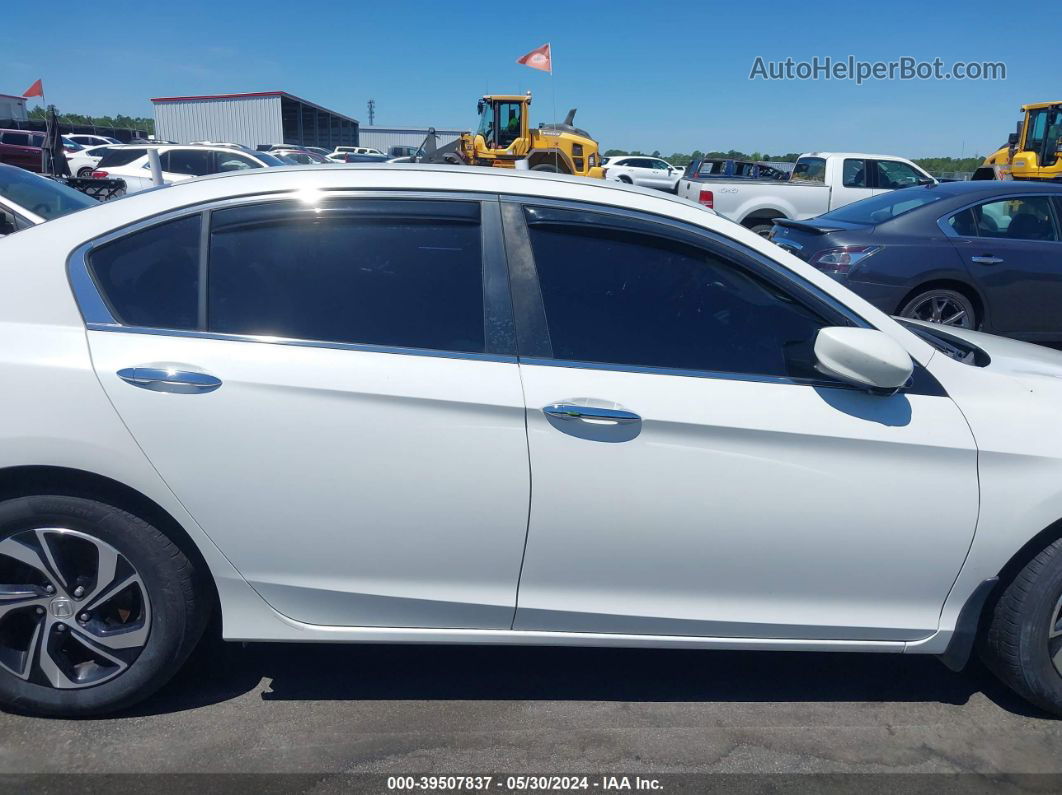 2017 Honda Accord Lx White vin: 1HGCR2F36HA190958