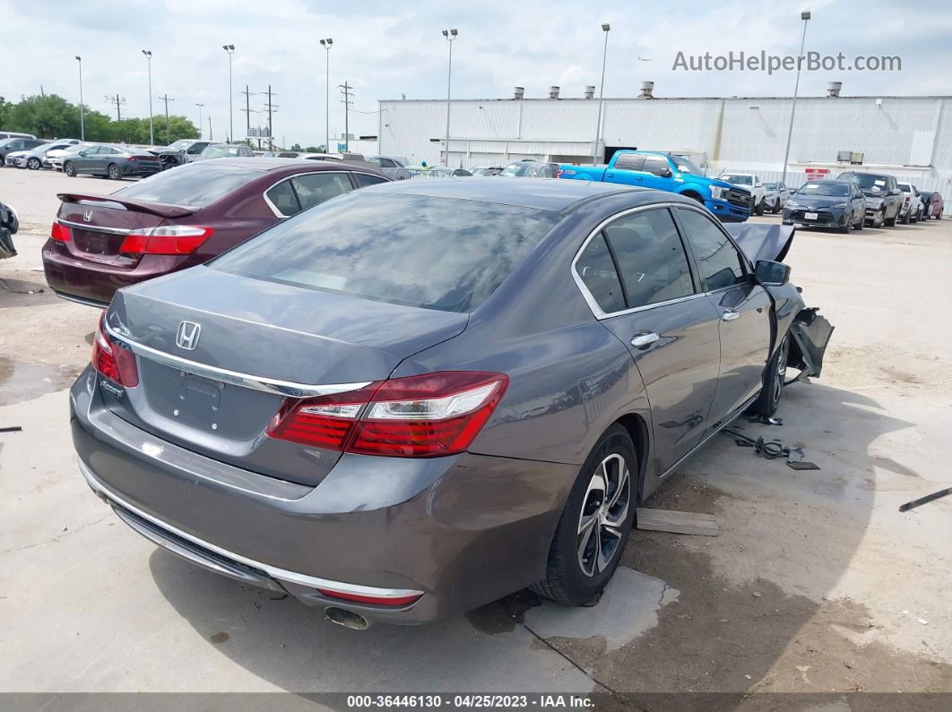 2017 Honda Accord Sedan Lx Gray vin: 1HGCR2F36HA247451