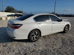 2017 Honda Accord Lx White vin: 1HGCR2F36HA263648