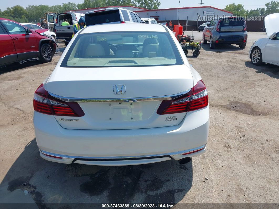 2017 Honda Accord Lx White vin: 1HGCR2F36HA281843