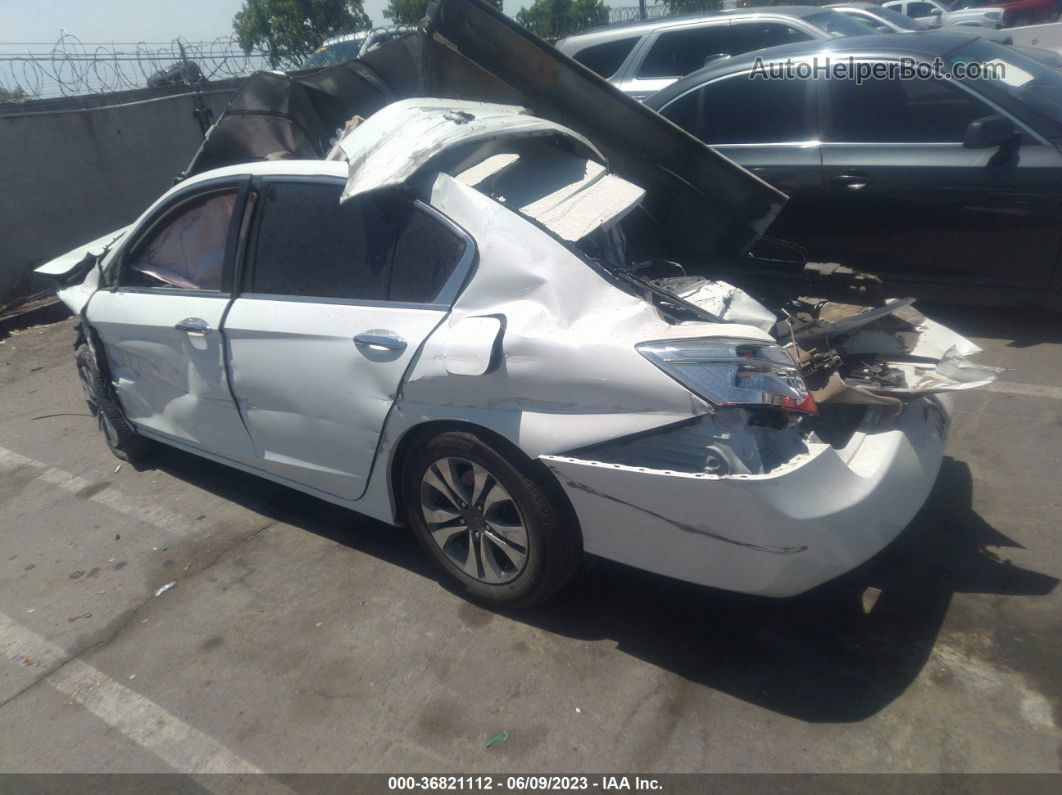 2014 Honda Accord Sdn Lx White vin: 1HGCR2F37EA004999