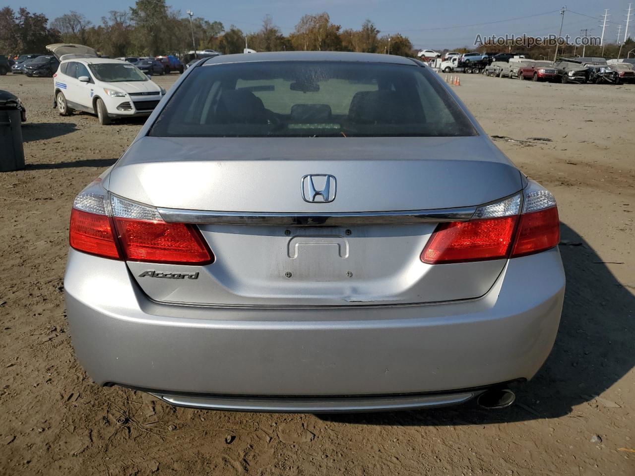 2014 Honda Accord Lx Silver vin: 1HGCR2F37EA022161