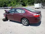 2014 Honda Accord Lx Burgundy vin: 1HGCR2F37EA026338