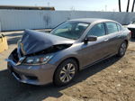 2014 Honda Accord Lx Gray vin: 1HGCR2F37EA056701