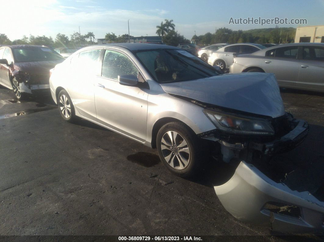 2014 Honda Accord Sdn Lx Silver vin: 1HGCR2F37EA123006