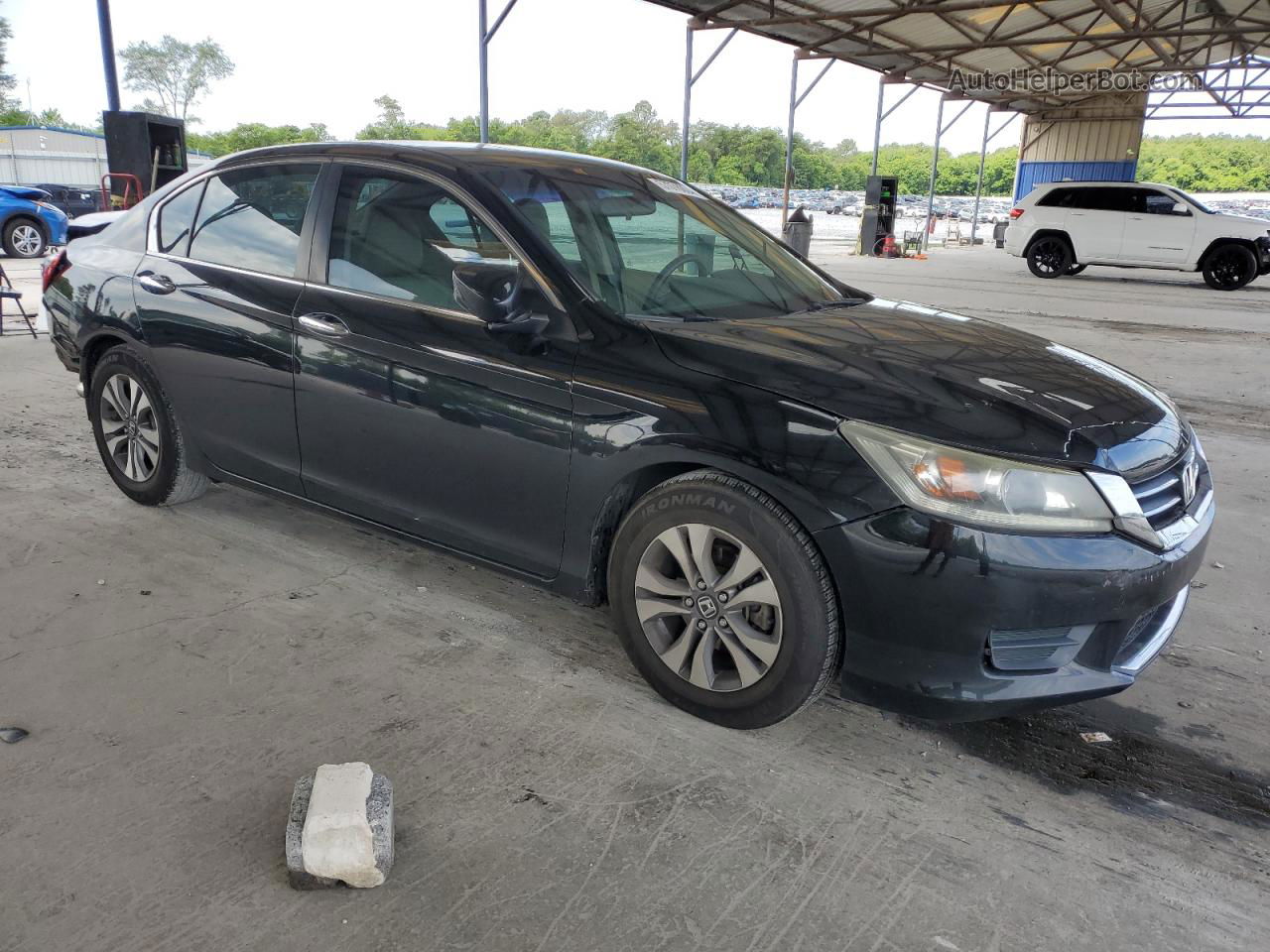 2014 Honda Accord Lx Черный vin: 1HGCR2F37EA126357