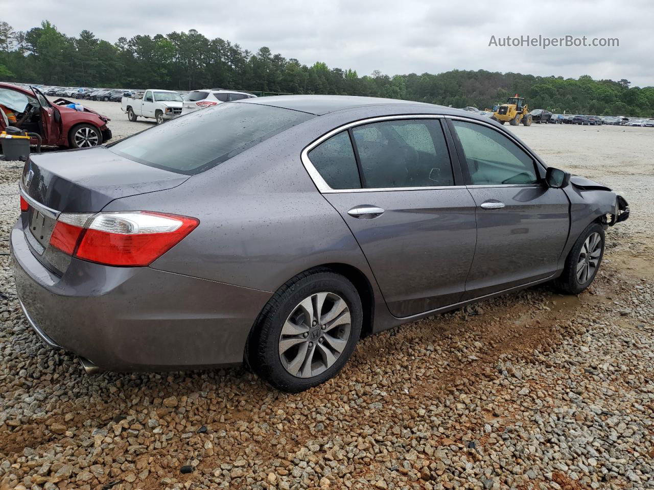 2014 Honda Accord Lx Gray vin: 1HGCR2F37EA246241