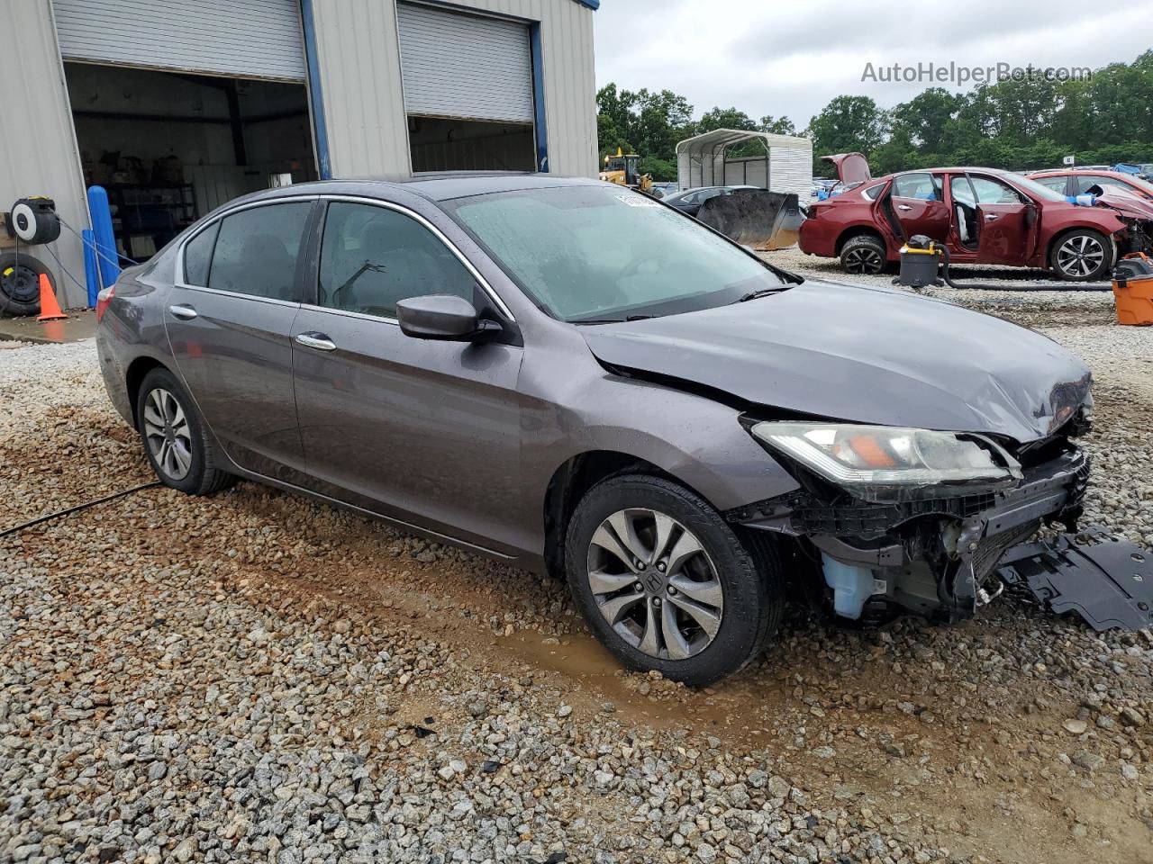 2014 Honda Accord Lx Gray vin: 1HGCR2F37EA246241