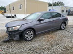 2014 Honda Accord Lx Gray vin: 1HGCR2F37EA246241