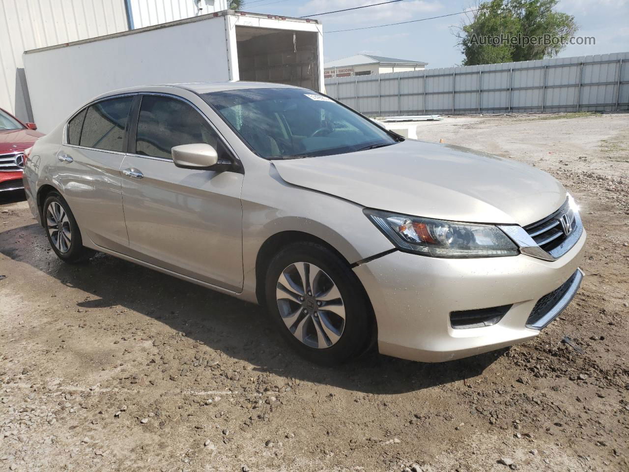 2014 Honda Accord Lx Бежевый vin: 1HGCR2F37EA260253