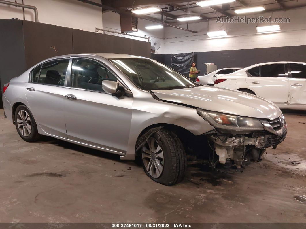 2014 Honda Accord Sdn Lx Silver vin: 1HGCR2F37EA282043