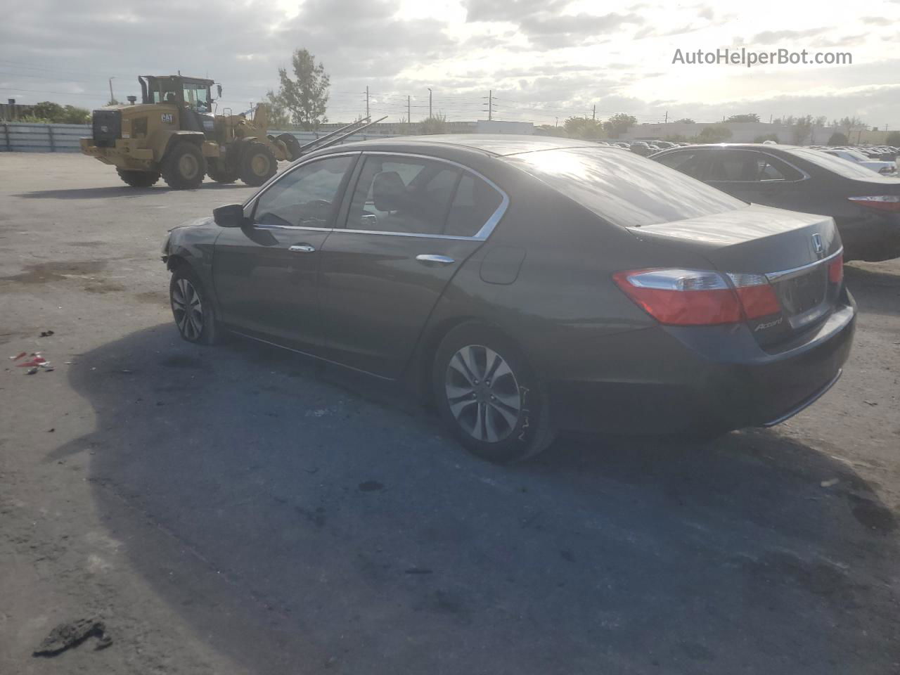 2014 Honda Accord Lx Gray vin: 1HGCR2F37EA292085