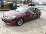 2014 Honda Accord Lx Burgundy vin: 1HGCR2F37EA301514