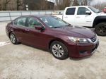 2014 Honda Accord Lx Бордовый vin: 1HGCR2F37EA301514